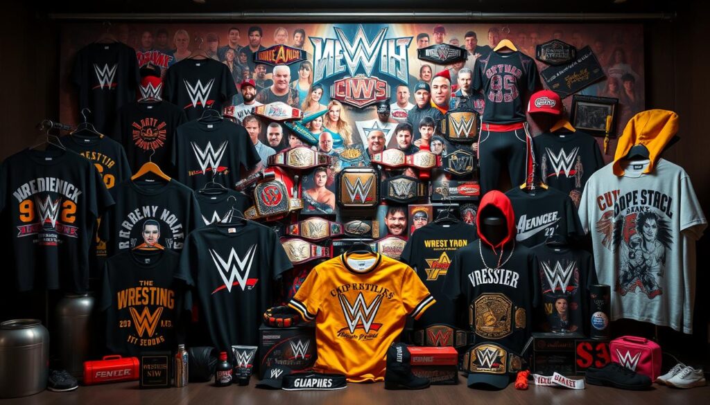 wrestler merchandise history