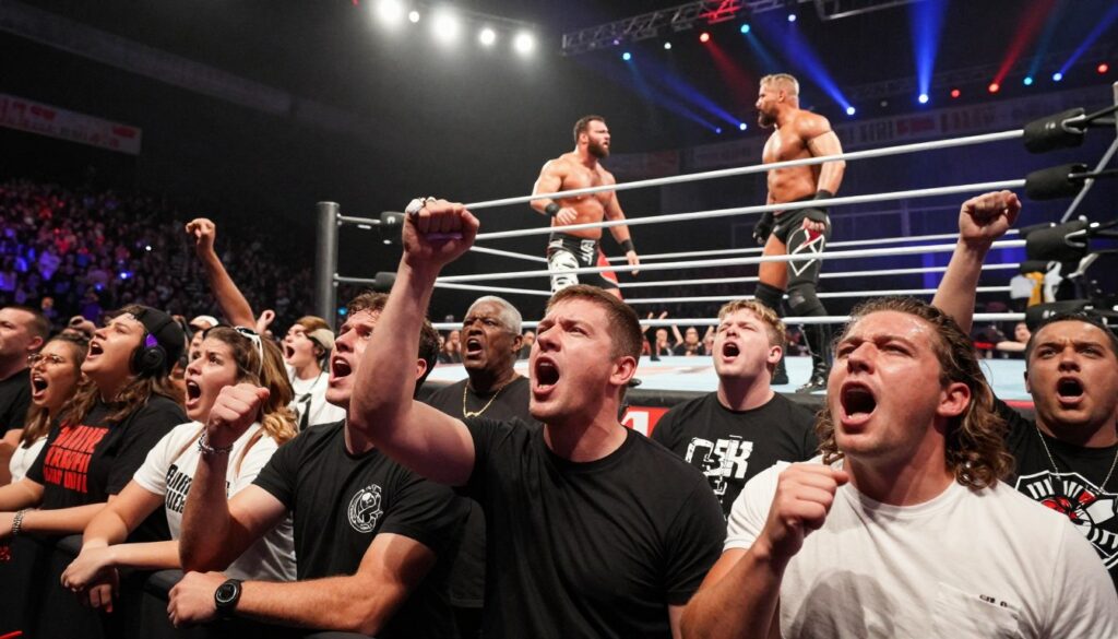 crowd heat wrestling crowd control crowd heat wrestling crowd control